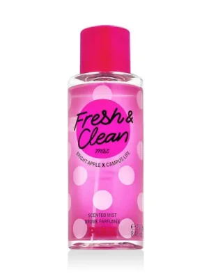 Victoria's Secret Pink Fresh & Clean Bright Apple X Campus Life tělový sprej 250 ml W Omezená Nabídka