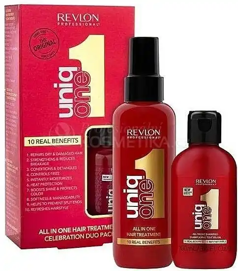 Revlon Professional Uniq One Duo Set - Bezoplachová péče 150 ml + šampon 100 ml Dárková sada Kup Teď