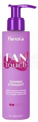 Fanola FanTouch Wanna Straight Anti-frizz Smoothing Cream - Vyhlazující krém 195 ml Aktuální