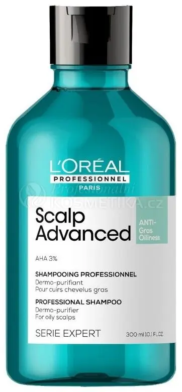 Zlevněný L´oréal Professionnel Scalp Advaced Dermo Purifier Shampoo - Šampon pro mastné vlasy 300 ml