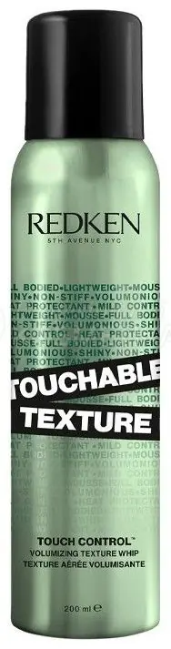 Redken Touchable Texture - Lehká objemová pěna 200 ml Cenově Výhodný