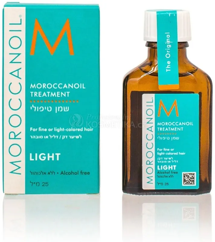 Originální Moroccanoil Treatment Light - Multifunkční vlasová péče pro jemné a světlé vlasy 25 ml