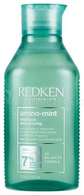 Redken Amino-mint Shampoo - Šampon pro mastnou pokožku hlavy 300 ml Vrácení Zdarma