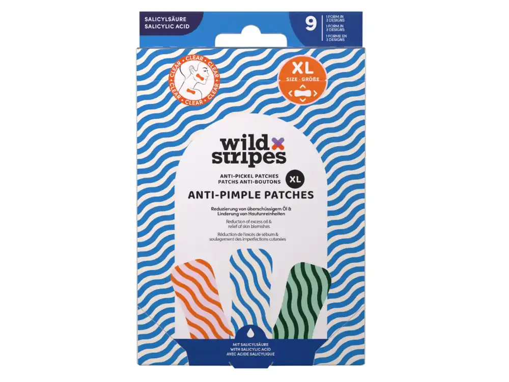Wild Stripes Anti-Pimple Patches XL Clear Přímo Od Výrobce
