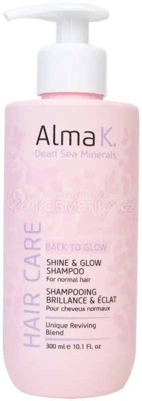 Akční Cena Alma K. Hair Shine & Glow Shampoo - Šampon pro lesk vlasů 300 ml