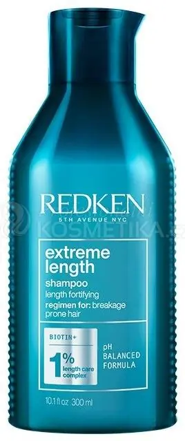 Koupit Online Redken Extreme Lenght Shampoo - Pečující šampon pro dlouhé vlasy 300 ml