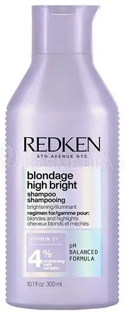 Časově Omezené Redken Blondage High Bright Shampoo - Šampon pro rozjasnění blond vlasů 300 ml