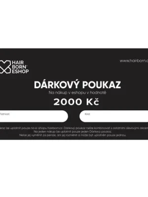 Voucher 2000 Kč . Vysoce Kvalitní