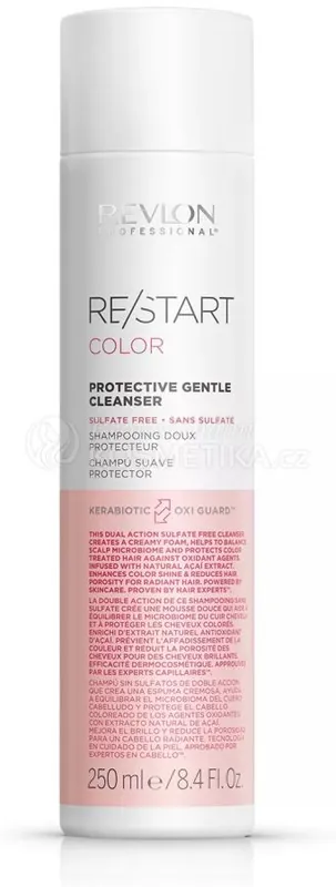 Nejlepší Volba Revlon Professional Restart Color Protective Gentle Cleanser - Jemný ochranný šampon 250 ml