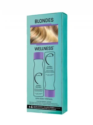 Malibu C Blondes Enhancing Wellness Collection Shampoo 266 ml + Conditioner 266 ml + sáček 4 x 5 g . Super Cena