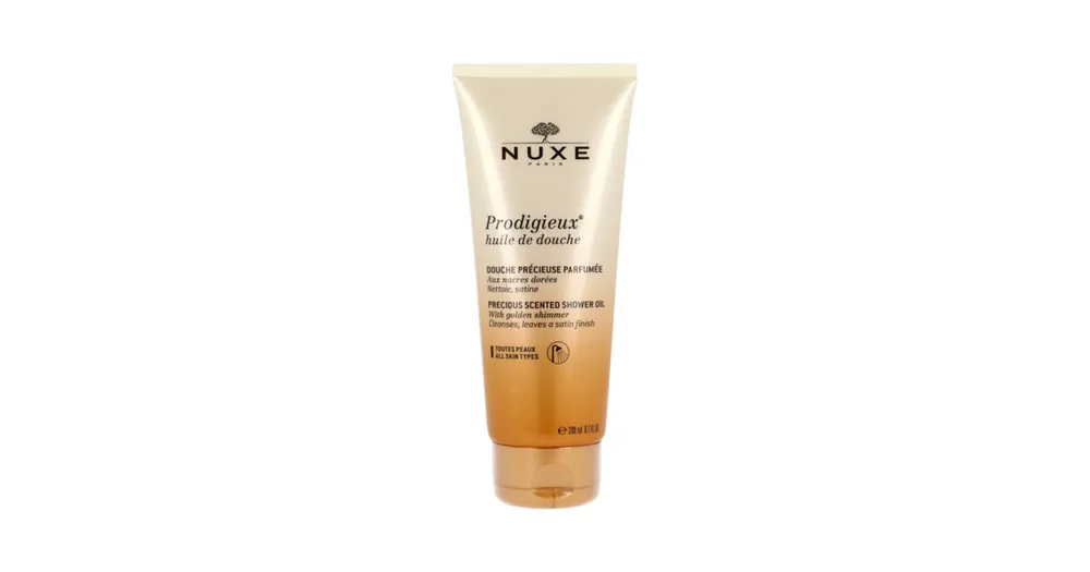 Cenová Bomba Nuxe Prodigieux Golden Shimmer Shower Oil 200 ml .