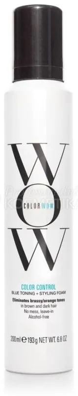 Color Wow Color Control Blue Toning and Styling Foam - Pěna pro tmavé vlasy 200 ml Akce