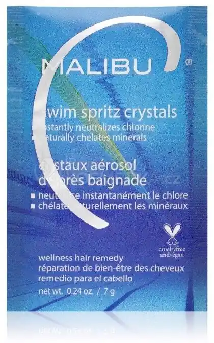 Must-Have Malibu C Swim Spritz Crystals - Péče pro odstranění chlóru z vlasů 12 x 7 g