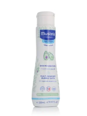 Časově Omezené Mustela Bébé Multi-Sensory Bubble Bath with Avocado 200 ml