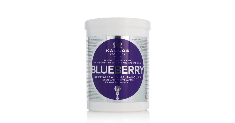 Kallos Hair Mask With Blueberry Extract And Avocado Oil 1000 ml . Časově Omezené
