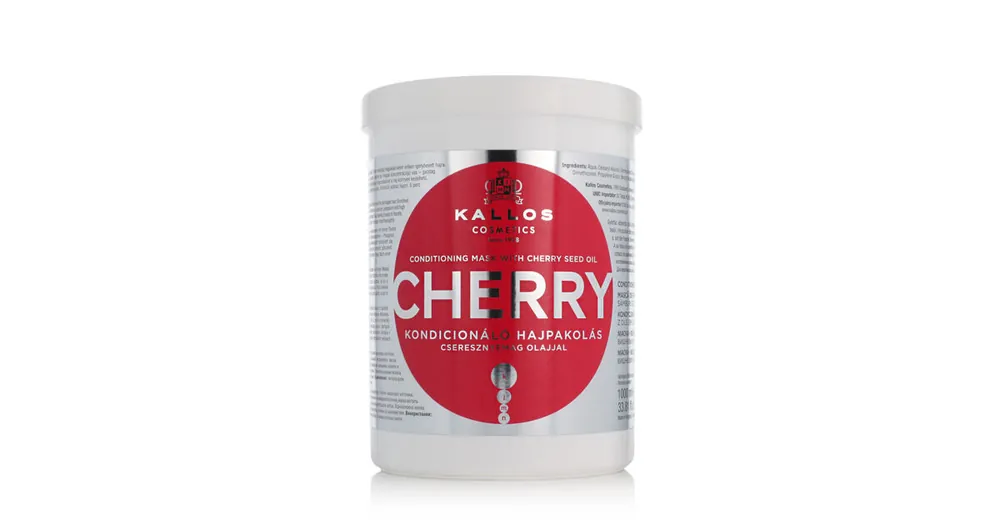Časově Omezené Kallos Cherry Hair Mask With Cherry Seed Oil 1000 ml .