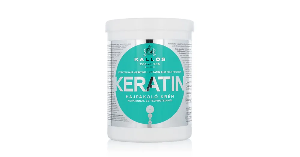 Kallos Keratin Hair Mask With Keratin And Milk Protein 1000 ml . Autentický