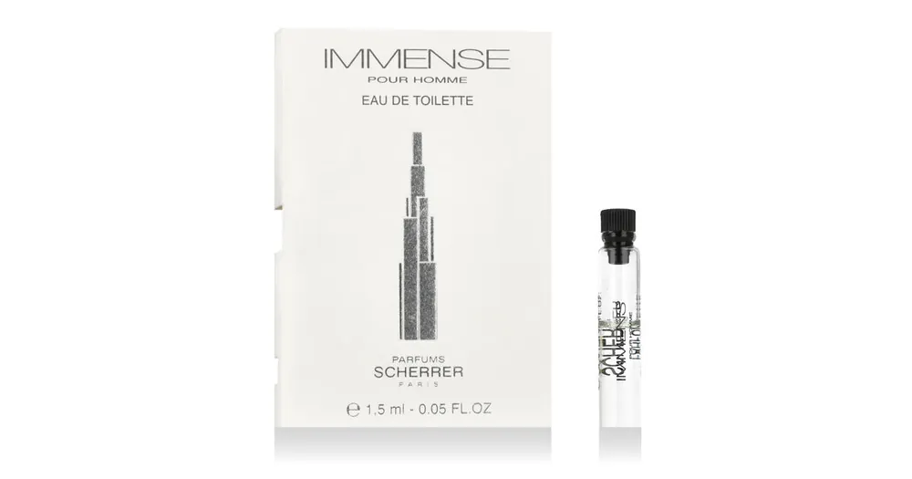 Vysoce Kvalitní Jean Louis Scherrer Immense Pour Homme EDT vzorek 1.5 ml M