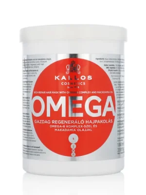 Kallos Omega Rich Repair Hair Mask With Omega-6 Complex And Macadamia Oil 1000 ml . Dokud Zásoby Vydrží