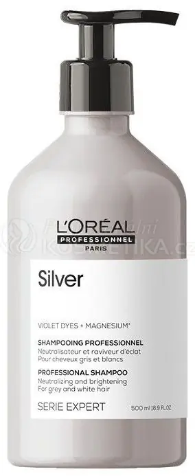 Nakupujte Hned L´oréal Professionnel Serie Expert Silver Shampoo - Šampon pro ledový lesk 500 ml