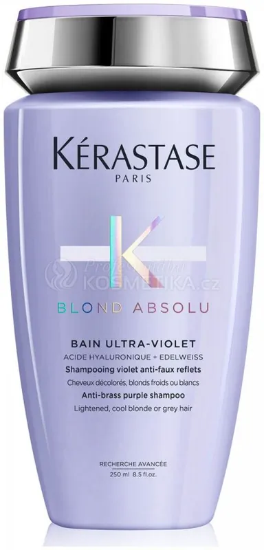 Nejprodávanější Kérastase Blond Absolu Bain Ultra-Violet Shampoo - Šampon pro blond vlasy 250 ml