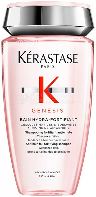 Aktuální Kérastase Genesis Bain Hydra-fortifiant - Šamponová lázeň pro posílení slabých vlasů 250 ml