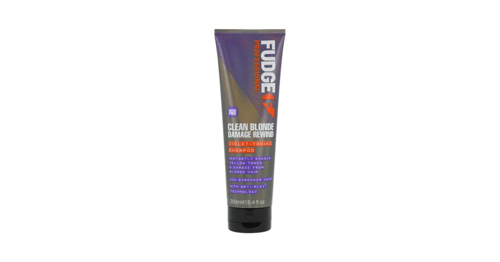 Omezená Nabídka Fudge Clean Blonde Damage Rewind Violet-Toning Shampoo 250 ml .
