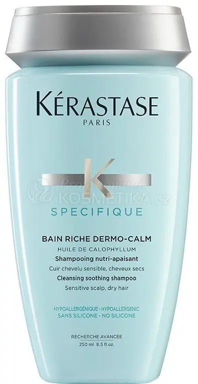 Tovární Cena Kérastase Specifique Bain Riche Dermo-Calm - Šamponová lázeň pro citlivou pokožku a suché vlasy 250ml