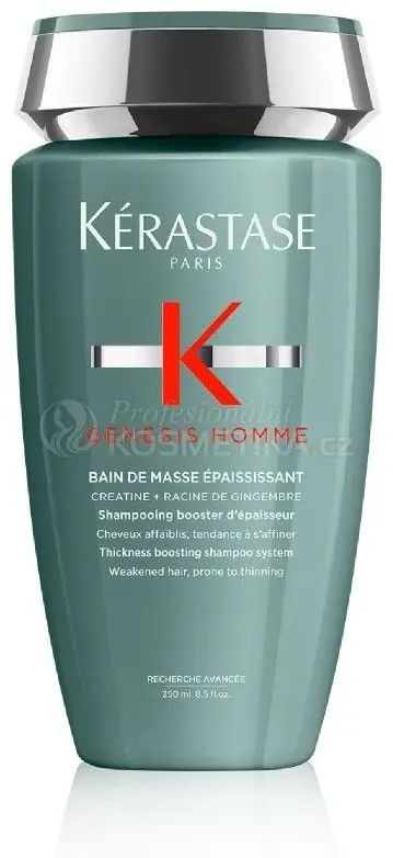 Přímo Od Výrobce Kérastase Genesis Homme Bain De Masse Ěpaississant - Pánský šampon pro posílení vlasů 250 ml