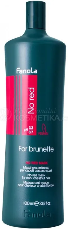Nízká Cena Fanola No Red Mask - Maska pro brunetky proti nechtěným červeným odleskům 1000 ml