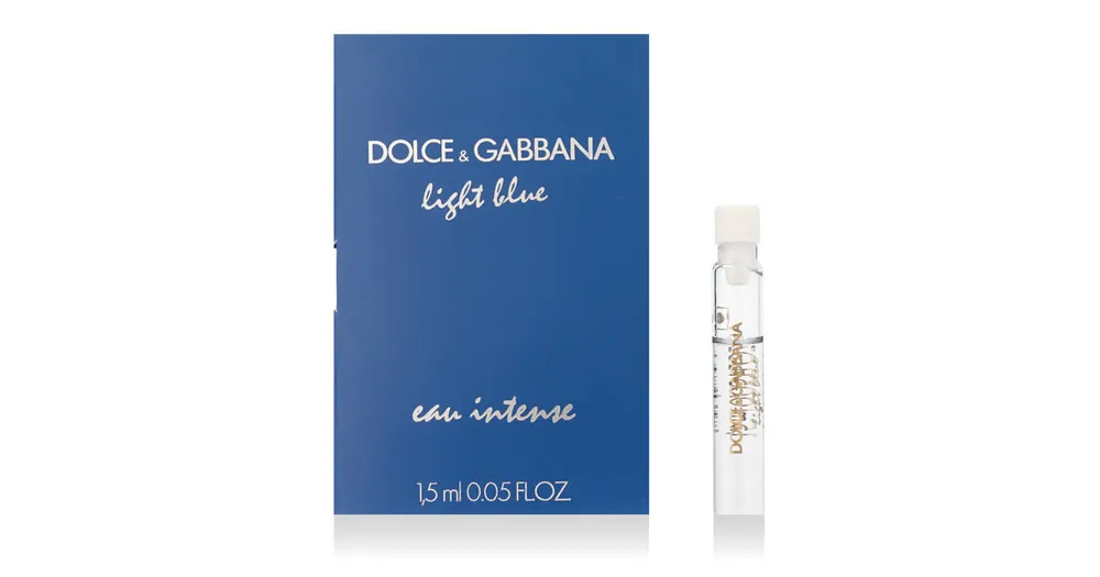 Ověřený Dolce & Gabbana Light Blue Eau Intense EDP vzorek 1.5 ml W