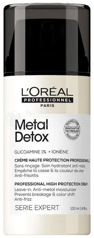 L´oréal Professionnel Serie Expert Metal Detox High Protection Cream - Ochranný bezoplachový krém na vlasy 100 ml Kup Teď