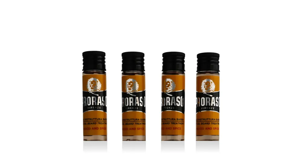 Proraso Wood and Spice Hot Beard Treatment Oil 4 x 17 ml . Speciální Cena