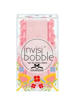 Omezená Nabídka Invisibobble WRAPSTAR Flores & Bloom gumička do vlasů se stuhou Ami & Co
