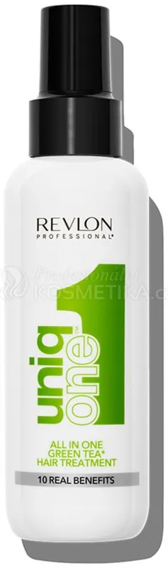 Ověřený Revlon Professional Uniq One Treatment Green Tea - Bezoplachová péče se zeleným čajem 150 ml