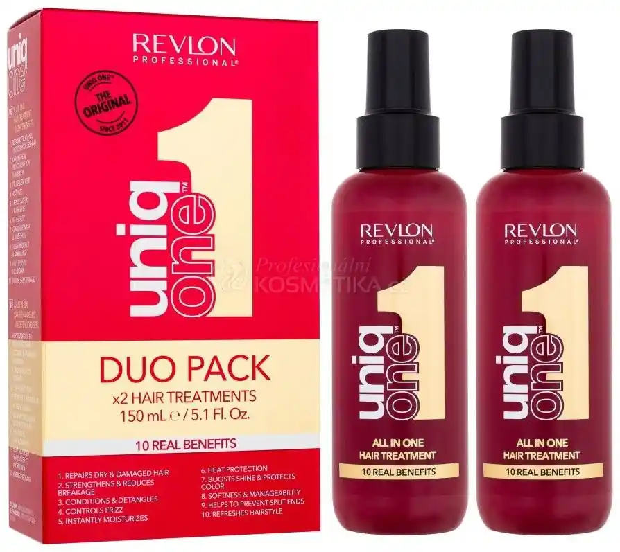 Revlon Professional Uniq One Duo Pack - Bezoplachová péče na vlasy 2x 150 ml Dárková sada Výprodej