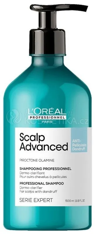 Nakupujte Hned L´oréal Professionnel Scalp Advaced Dermo Clarifier Shampoo - Šampon proti lupům 500 ml