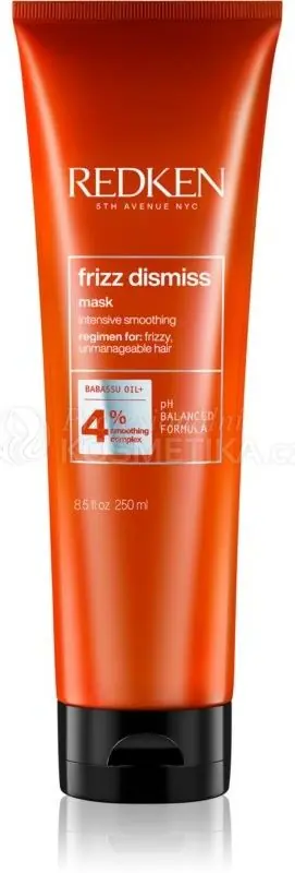 Hit Sezóny Redken Frizz Dismiss Mask - Hloubková péče pro suché a nepoddajné vlasy 250ml