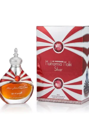 Cenový Hit Al Haramain Mukhamria Maliki Silver parfémovaný olej 30 ml UNISEX