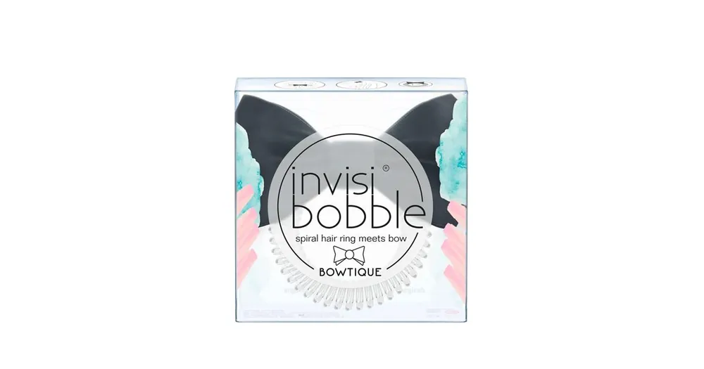 Invisibobble Bowtique Spiral Hair Ring Meets Bow (True Black) 1 ks . Cenová Bomba