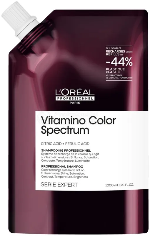 L´oréal Professionnel Serie Expert Vitamino Color Spectrum Shampoo - Šampon pro barvené vlasy 1000 ml Náhradní náplň Zlevněný
