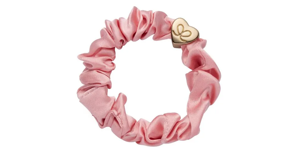 By Eloise London Gold Heart Silk Scrunchie . Poslední Šance