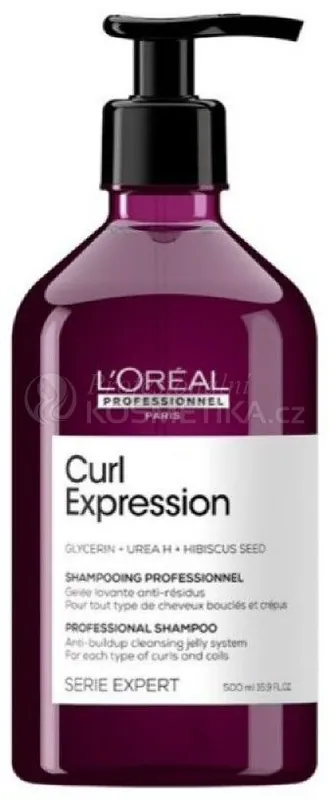 Dokud Zásoby Vydrží L´oréal Professionnel Serie Expert Curl Expression Curl Expression Anti Build Up Shampoo - Šampon pro intenzivní hydrataci kudrnatých vlasů 500 ml