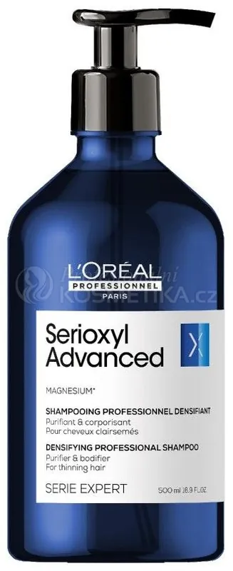 Značkový L´oréal Professionnel Serioxyl Advanced Shampoo - Šampon pro zhuštění vlasů 500 ml