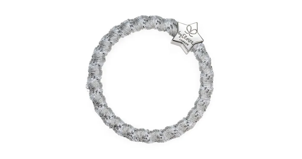 Speciální Cena By Eloise London Silver Star Woven Silver Shimmer .