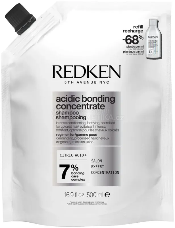 Tovární Cena Redken Acidic Bonding Concentrate Shampoo - Šampon pro oslabené vlasy 500 ml Náhradní náplň
