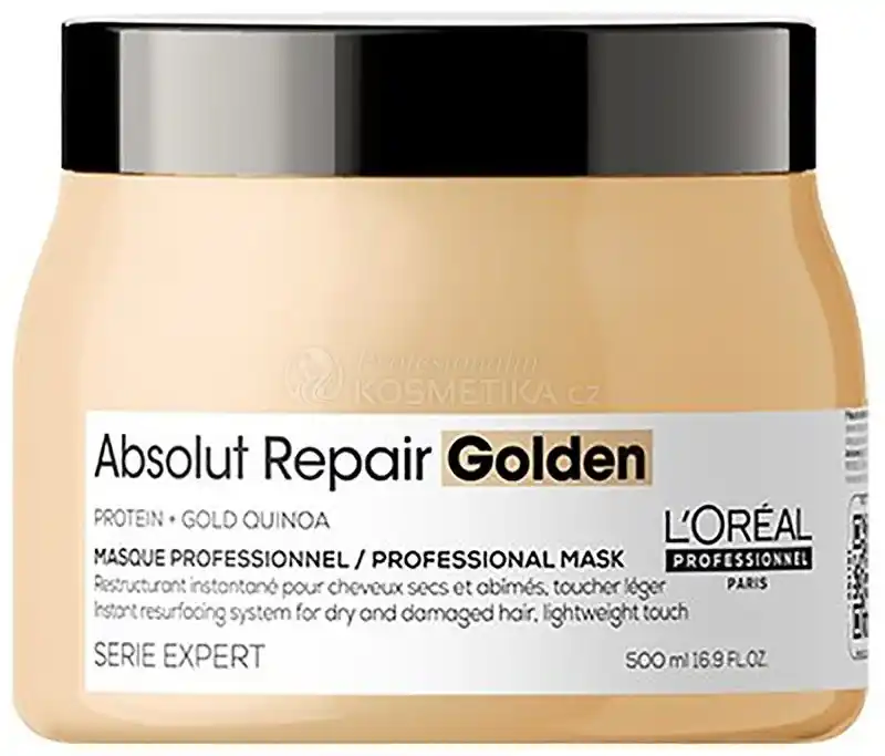 L´oréal Professionnel Serie Expert Absolut Repair Masque Gold - Regenerační maska zlatá 500 ml Vysoce Kvalitní