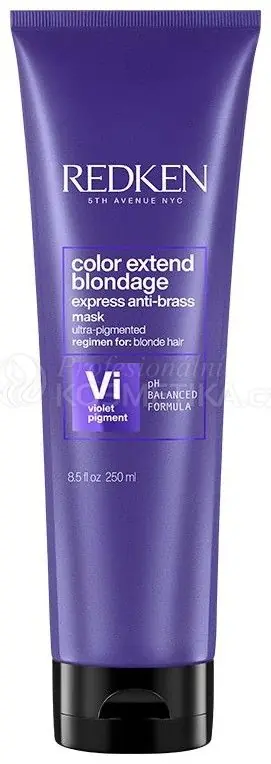 Redken Color Extend Blondage Express Anti-Brass Mask - Ultra pigmentová maska 250ml Nízká Cena