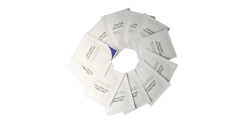 Speciální Cena Shiseido Vital Perfection Uplifting & Firming Express Eye Mask 12 ks .