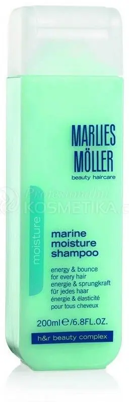 Marlies Möller Marine Moisture Shampoo - Mořský hydratační šampon pro všechny typy vlasů 200ml Zlevněný